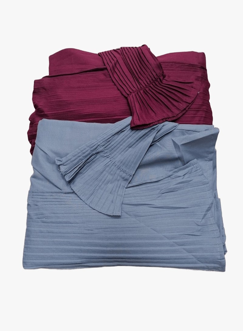 مون 2/شرشف صلاة مرد قطن ناعم ومريح للغاية  يتضمن طرحة ويغطي الجسم بالكامل بمقاس موحد وواسع مناسب لجميع الأجسام - Image 1