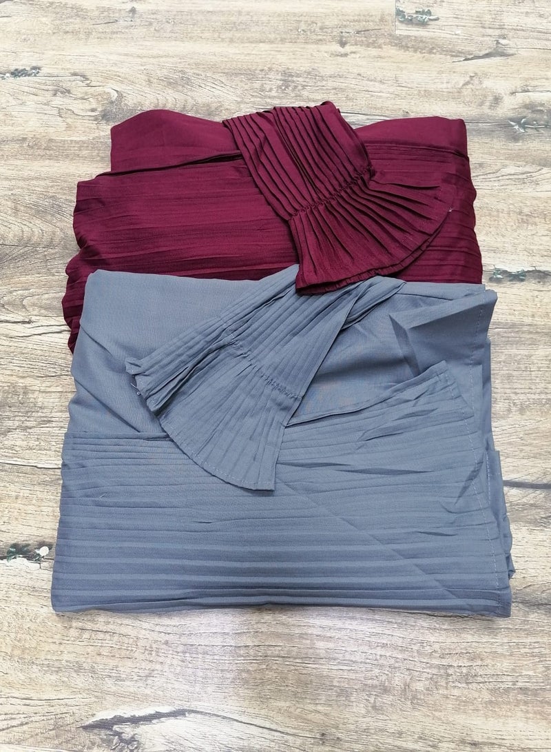 مون 2/شرشف صلاة مرد قطن ناعم ومريح للغاية  يتضمن طرحة ويغطي الجسم بالكامل بمقاس موحد وواسع مناسب لجميع الأجسام - Image 2