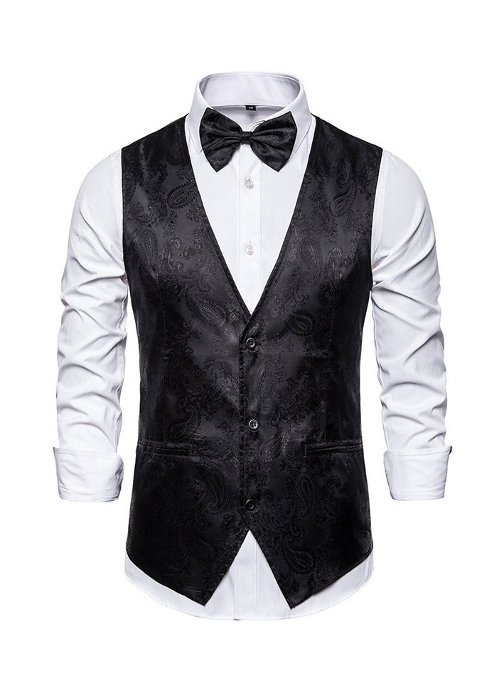 KUYING New Men's Jacquard Vest For Men  - Image 1