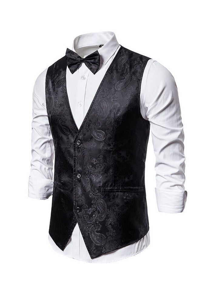 KUYING New Men's Jacquard Vest For Men  - Image 2
