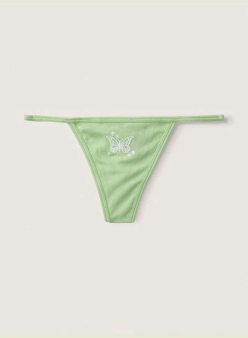 PINK Cotton V-String Underwear