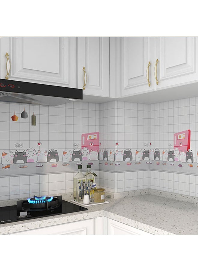 1pcs Creative Kitchen Wall Stickers, Self-Adhesive Anti Oil Wallpaper, PVC Material Easy To Clean，Restaurant Wall Decor, Suitable For Desktops, Walls, Drawers - Image 5