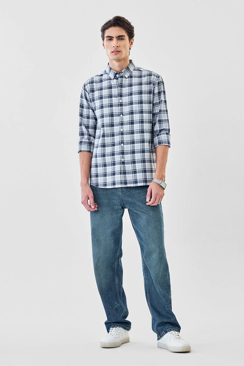 SNITCH Checks 100% Cotton Regular Fit Shirt