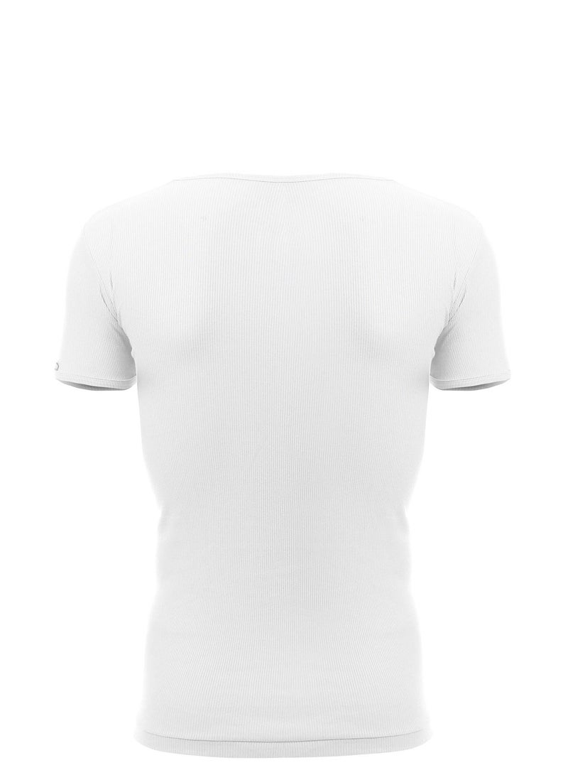 Cottonil Pack of 3 White Half Sleeve Undershirt V Neck Derby 100% Cotton for Men - Image 5