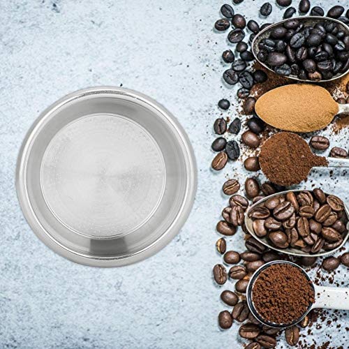 Fdit 58mm Stainless Steel Coffee Filter Basket Single Layer Double Doses Filter Coffee Machine Replacement Parts - Image 5