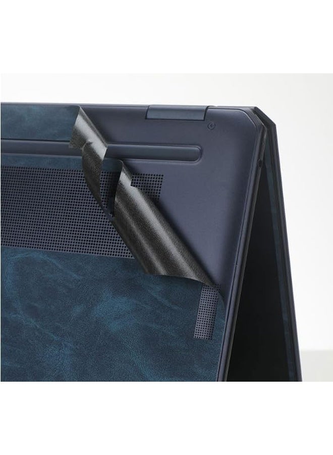 Laptop Decal Cover Compatible with 14 inch HP OmniBook Ultra Flip 2 in 1 14 fh 2024 Anti Scratch Sticker Three Sided Leather Notebook Film - Image 5
