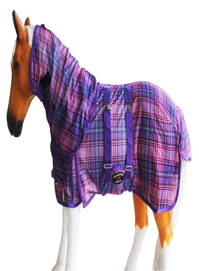 تشالنجر غطاء طارد للذباب صيفي للأطفال الصغار من الحمير والمهور والخيول، مقاس 48 بوصة، رقم 51825 - Image 1