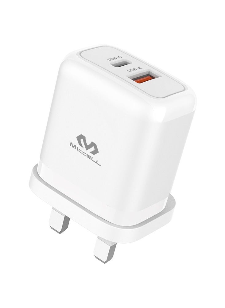 ميكسل شاحن جداري 45W - بمنفذين شحن بتقنية PD - Image 1