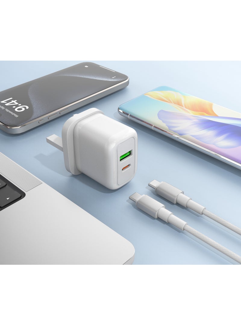 ميكسل شاحن جداري 45W - بمنفذين شحن بتقنية PD - Image 2