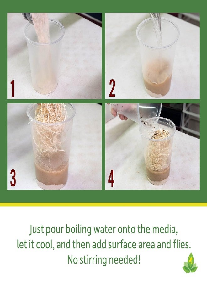 Josh's Frogs The Best MELANOGASTER Fruit Fly Food Media (1.5 lbs/1.35 Quarts - Makes 10 Fruit Fly Cultures) - Image 3