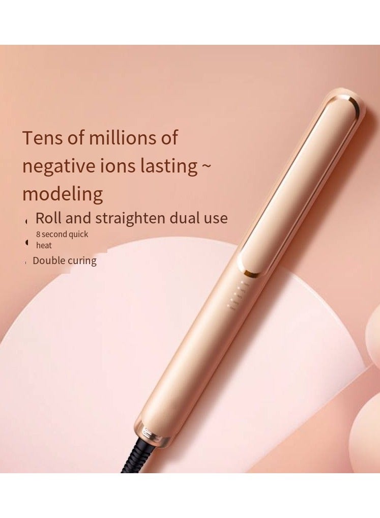 general 2-in-1 Ionic Hair Straightener & Curling Iron – Dual Styling with Ceramic Plates - Image 1