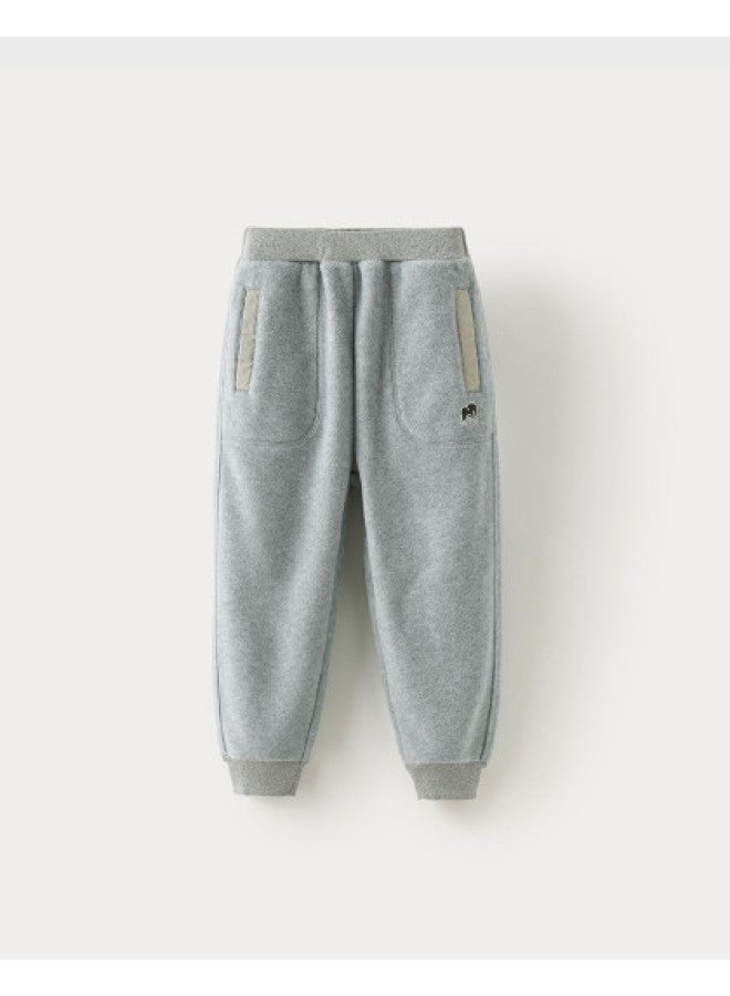 Kids' Fleece Jogger Pants - Winter Warm & Comfortable Athletic Pants For Boys - Image 1