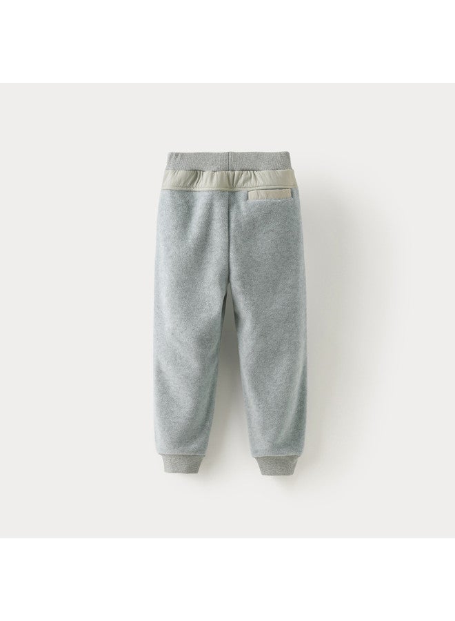 Kids' Fleece Jogger Pants - Winter Warm & Comfortable Athletic Pants For Boys - Image 3