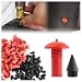 wedfish Mushroom Tire Plug Kit with 90PCS PinsPractical Rapid Plug 20 Tire Repair for Flat Tire Repair KitCar Accessories Mushroom Plug Tire Repair Kit Fits Tubeless Tires 90pcs large mushroom heads - Image 2