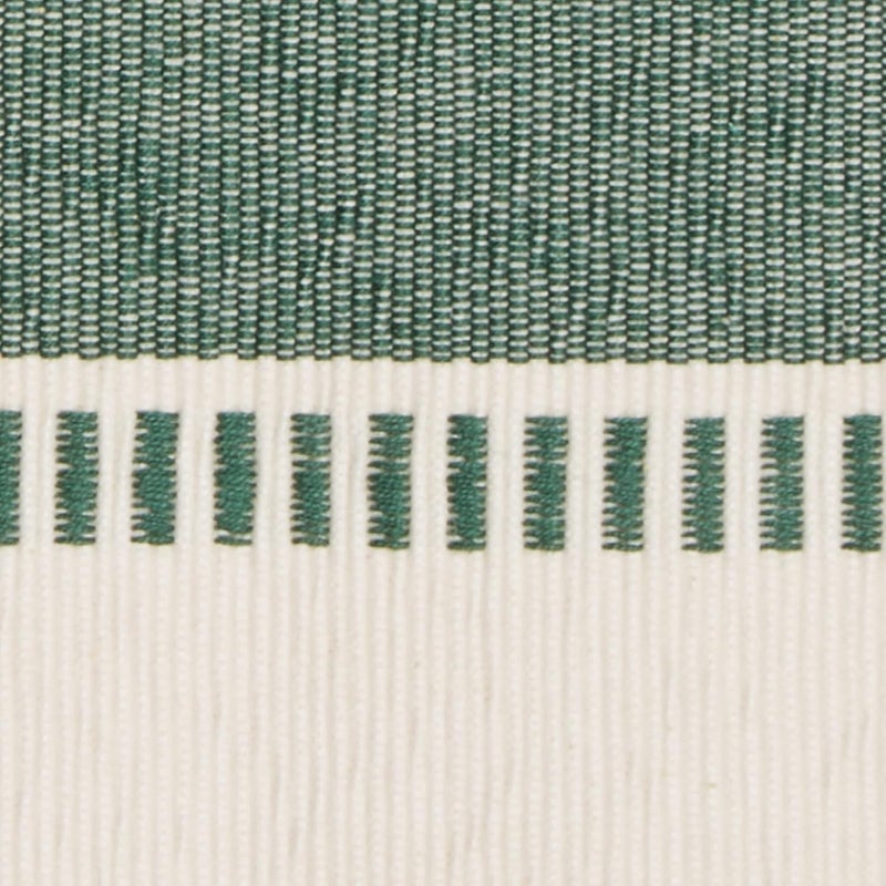 DII Dobby Stripe Woven Table Runner, 13x72 (13x77.5, Fringe Included), Dark Green - Image 3