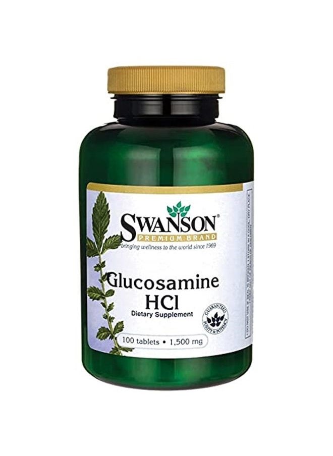 SWANSON - Glucosamine Hcl 1500 Milligrams 100 Tabs - Image 1