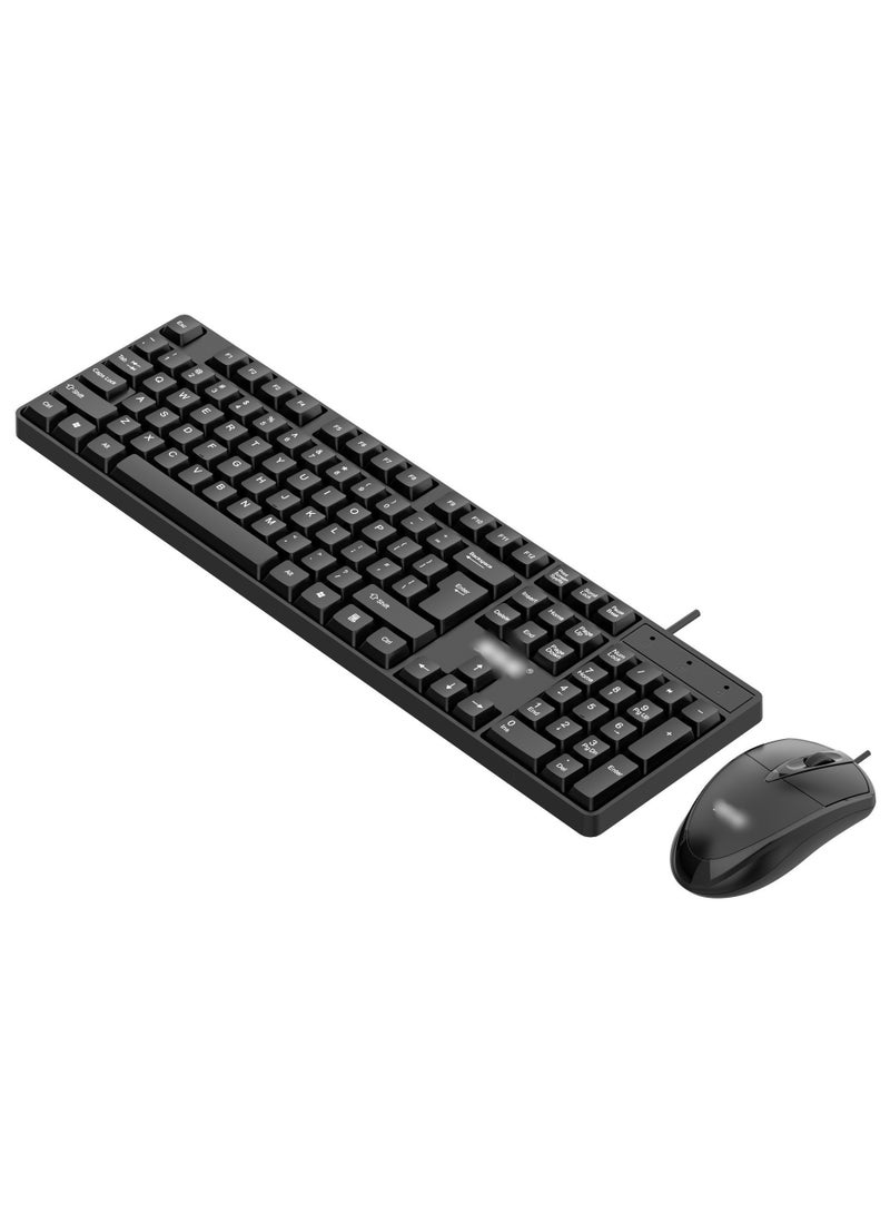 EBMINI New Wired Keyboard And Mouse Office Esports Set