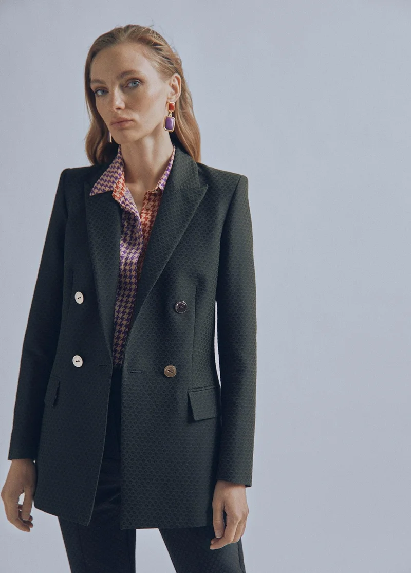 Lola Casademunt Stretch jacquard blazer