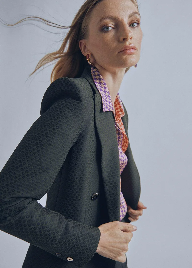Lola Casademunt Stretch jacquard blazer