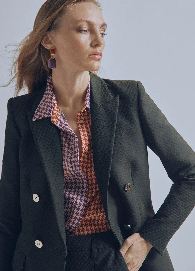 Lola Casademunt Stretch jacquard blazer