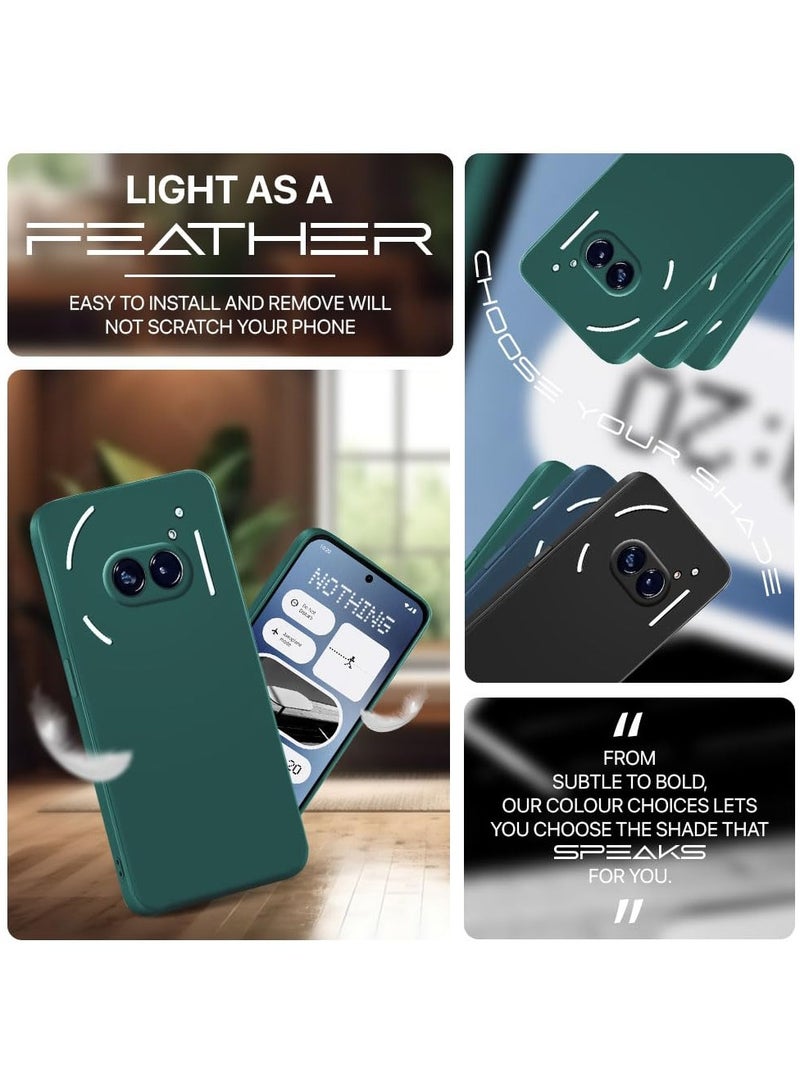 Nothing Phone 2A 5G Slim Ultra Soft Silicone Back Cover with Inner Velvet Fabric Lining and Camera Protection Back Case for Nothing Phone 2A - Image 3