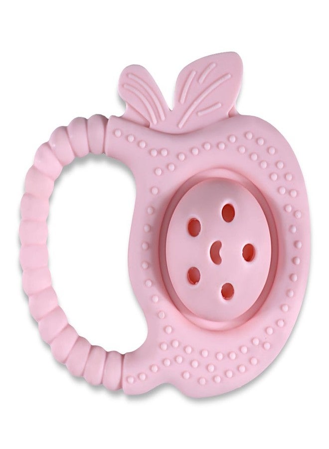 Infantso Soft Rattle Silicone Teether for Baby Teething, Rattle Toy for 0-12 Months, BPA Free Silicone Soothing Baby Teether | BPA Free, Food Grade Soft & Safe Gum Relief Toy - Image 1