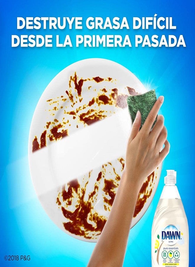 Dawn Antibacterial Hand Soap, Dishwashing Liquid, Lemmon. - Image 3