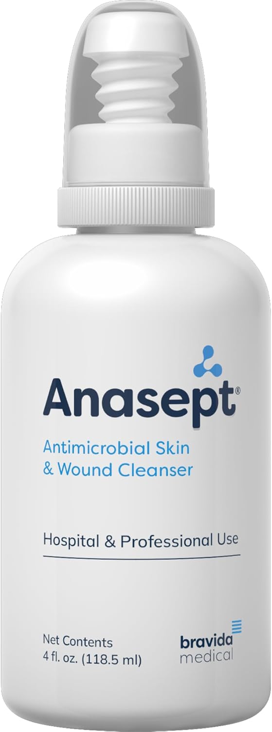 AnaseptAntimicrobial Skin and Wound Cleanser 4 oz Bottle with Finger Pump Sprayer - Image 1