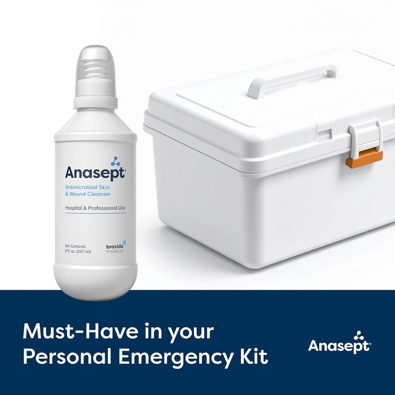 AnaseptAntimicrobial Skin and Wound Cleanser 4 oz Bottle with Finger Pump Sprayer - Image 5