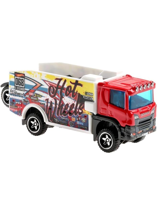 Hot Wheels Track Fleet 1 64 Scale Die Cast Toy Vehicle Works On Track Styles May Vary - Image 1