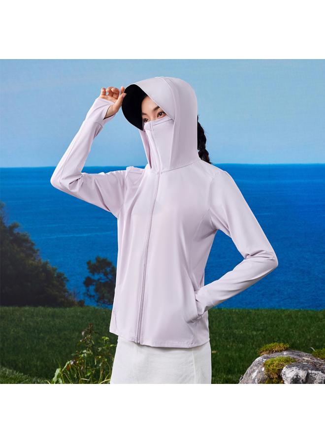 VUELO 2910# Summer New Upf200 Original Yarn Cool Loosening Sun Protection Clothing Touch Skin Cool High Times Sun Protection Clothing Women