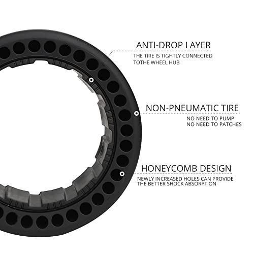 AULPACO Quick Release Sports Drift Tire are Suitable for Sagway Ninebot S MAX selfBalancing Scooters and Ninebot Gokart Pro Kart Accessories - Image 3