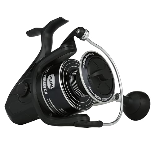 Penn Pursuit V Spinning Fishing Reel Size 2500 CorrosionResistant Graphite Body Lightweight Aluminum Superline Spool HT100 Drag System - Image 1