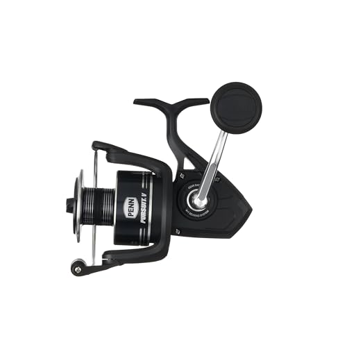 Penn Pursuit V Spinning Fishing Reel Size 2500 CorrosionResistant Graphite Body Lightweight Aluminum Superline Spool HT100 Drag System - Image 3