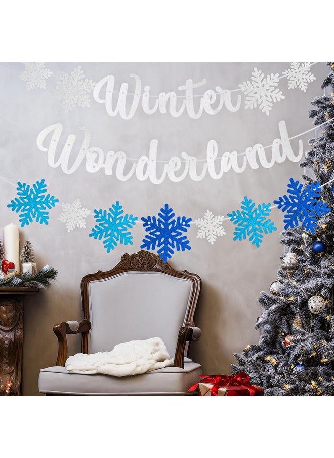 3Pcs Winter Wonderland Banners Glitter Snowflake Banner Christmas Decorations Banners Winter Holiday Garland Photo Props Banner For Party Home Decorations(White) - pzsku/ZD6B5BBCB4A7E050378C1Z/45/_/1734348194/5ff902bf-4ee3-4db6-b806-258f74a0798a