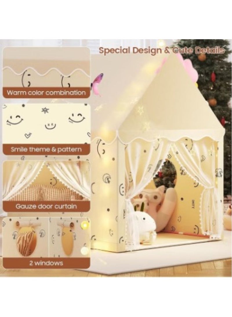 Generic Large Kids Tent for Indoor Play, Sturdy Play Tents for Toddlers with Storage Bag, Kids Outdoor Roo  - Image 2