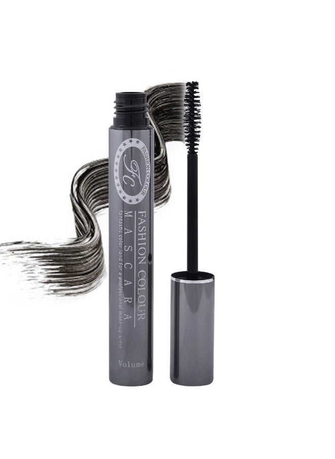 Fashion Colour - Mascara Waterproof Lightweight Quick Dry Volumising No-Clumping Lengthening 10ml - Image 1