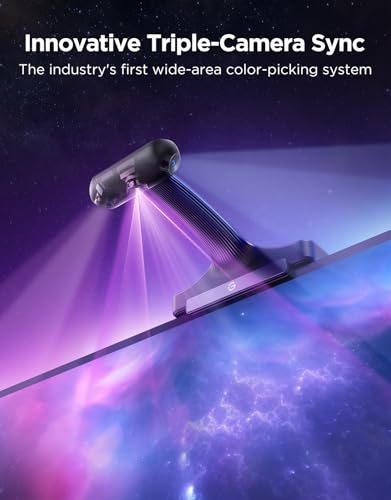 Govee TV Backlight 3 Pro with HDR Triple Camera, 11.8ft 5-in-1 RGBWWIC LED Strip Lights that Change with 55-65 Inch TVs, 75LEDs/m, Supports AI Filter, Smart App and Voice Control, DreamView Sync - Image 3