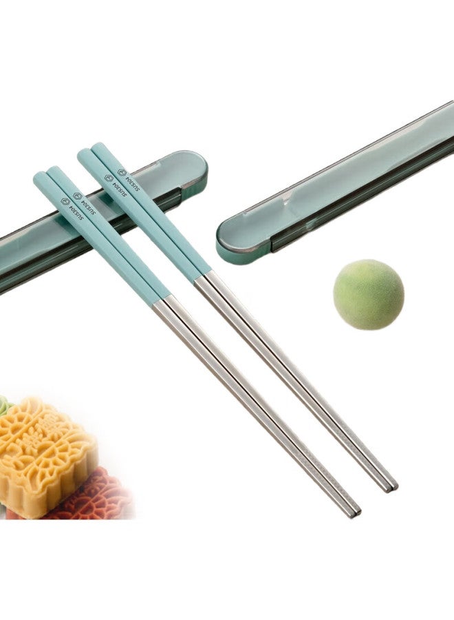 JD.com Jingzao Food-Grade 304 Stainless Steel Chopsticks Portable Chopsticks Storage Box For Office Workers, Takeout, Personal Use Tableware - Image 3
