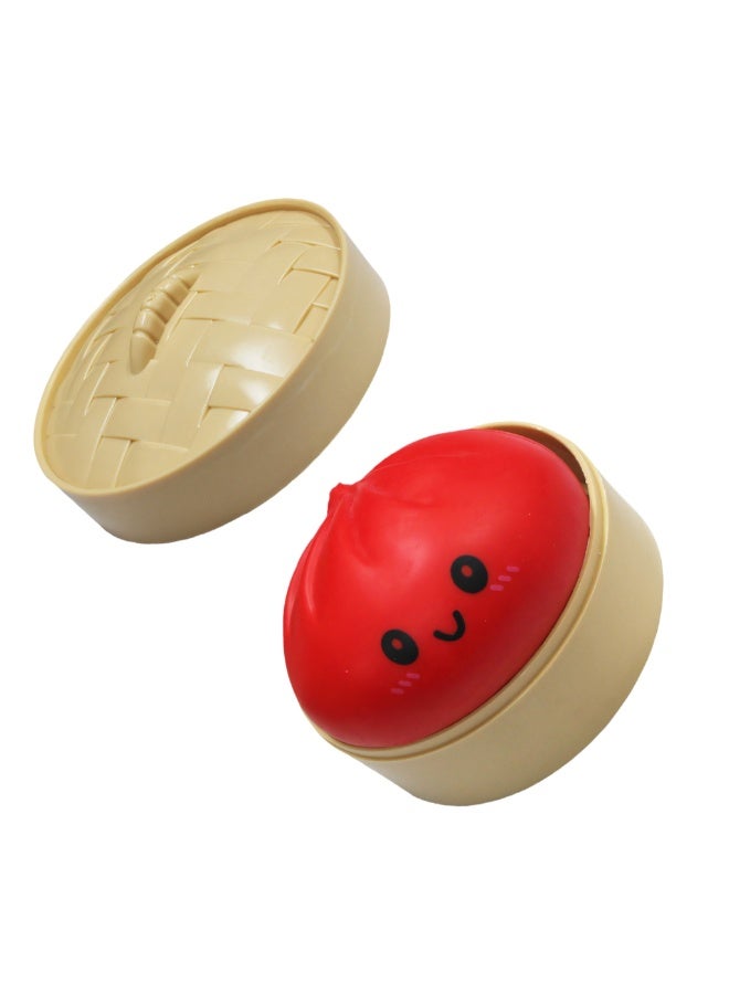 Squishy Bun Mystery Dumpling-Shaped Toy with Random Surprises and Unique Colors; Slow-Bounce Sensory Squeezing Toy for Stress Relief and Relaxation; Squeezable Multi-Color Dumpling; Random Surprise Box. - Image 4