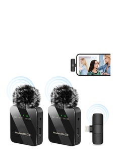 PULUZ Professional Wireless Lavalier Microphone for iPhone 14 13 12 11, iPad, Cordless Omnidirectional Condenser Recording Mic for Video Recording, Live Streaming, Interview Podcast Vlog YouTube Tiktok  - Image 2