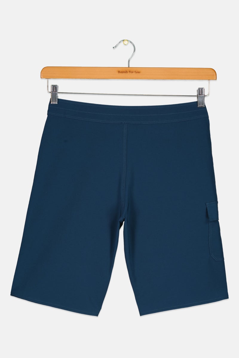 Billabong Kids Boy Brand Logo Board Shorts, Teal Green - Image 2