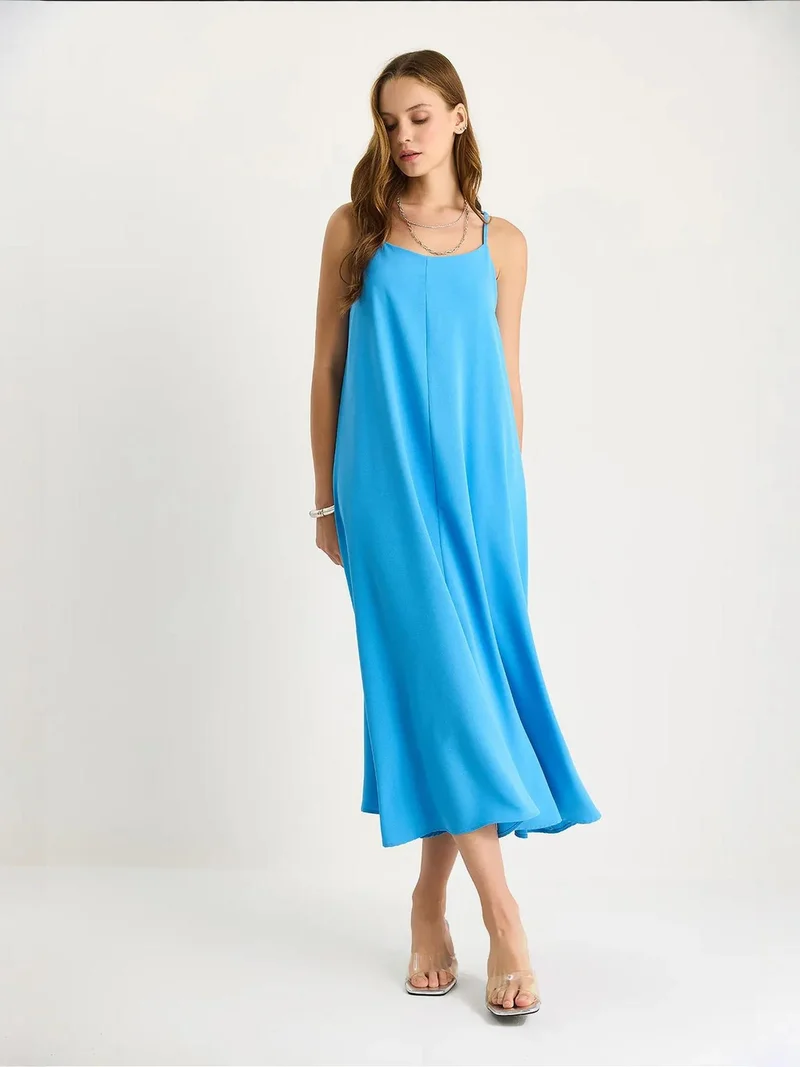 بيانكو لوتشي فستان ماكسي بتصميم حرف  من لوتشي