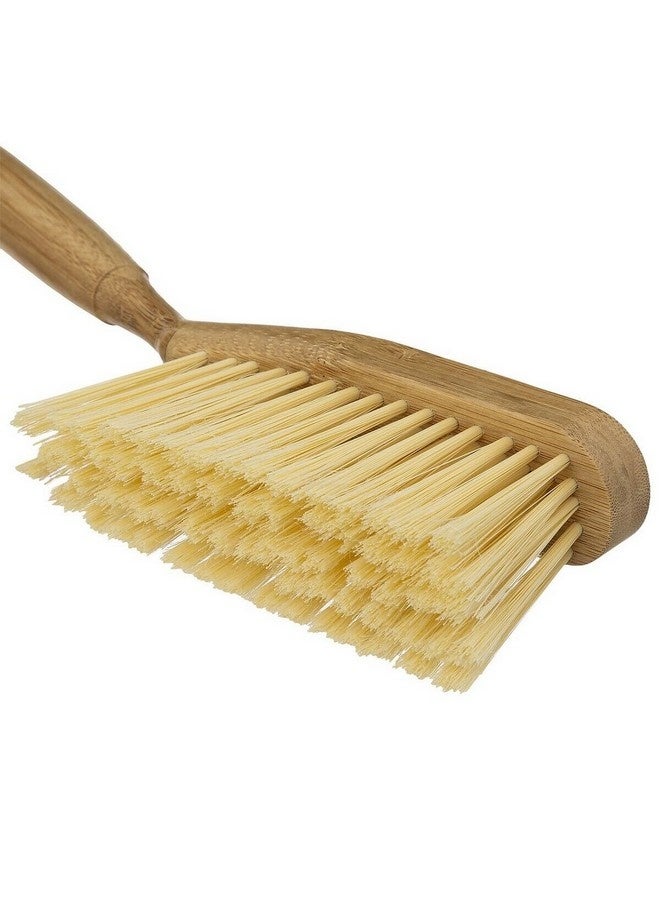 Five Simply Smart Wood & Clean Durable Bamboo Dustpan and Brush Set Green and Beige 36 x 7.5 x 24.5 cm 141369 - Image 3