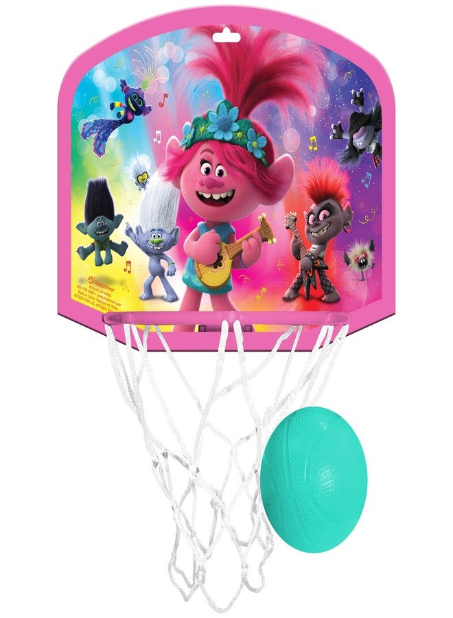 Hedstrom Over The Door Basketball Hoop Set, Trolls 2 - Image 1