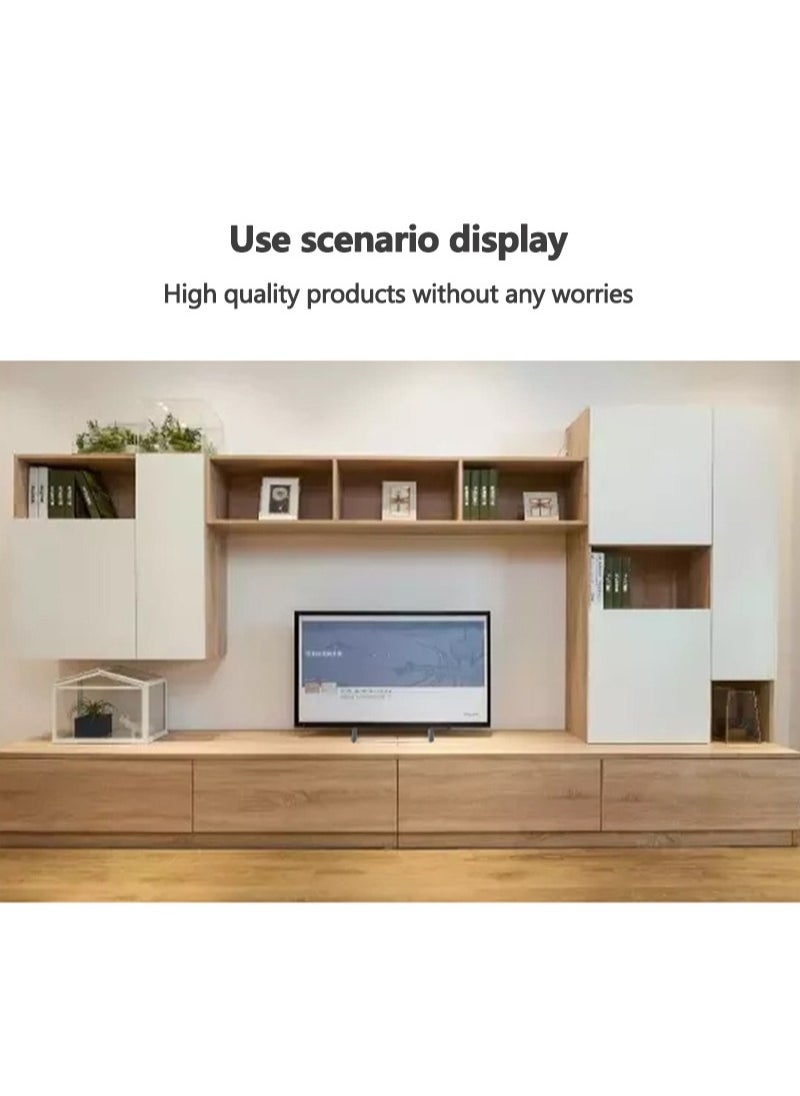 FlashHawk Universal Table Top TV Stand for Most 39-70 Inch LCD LED Flat Screen TVs with Height Adjustment, VESA Patterns up to 800x500 mm, 35 kg  - Image 5
