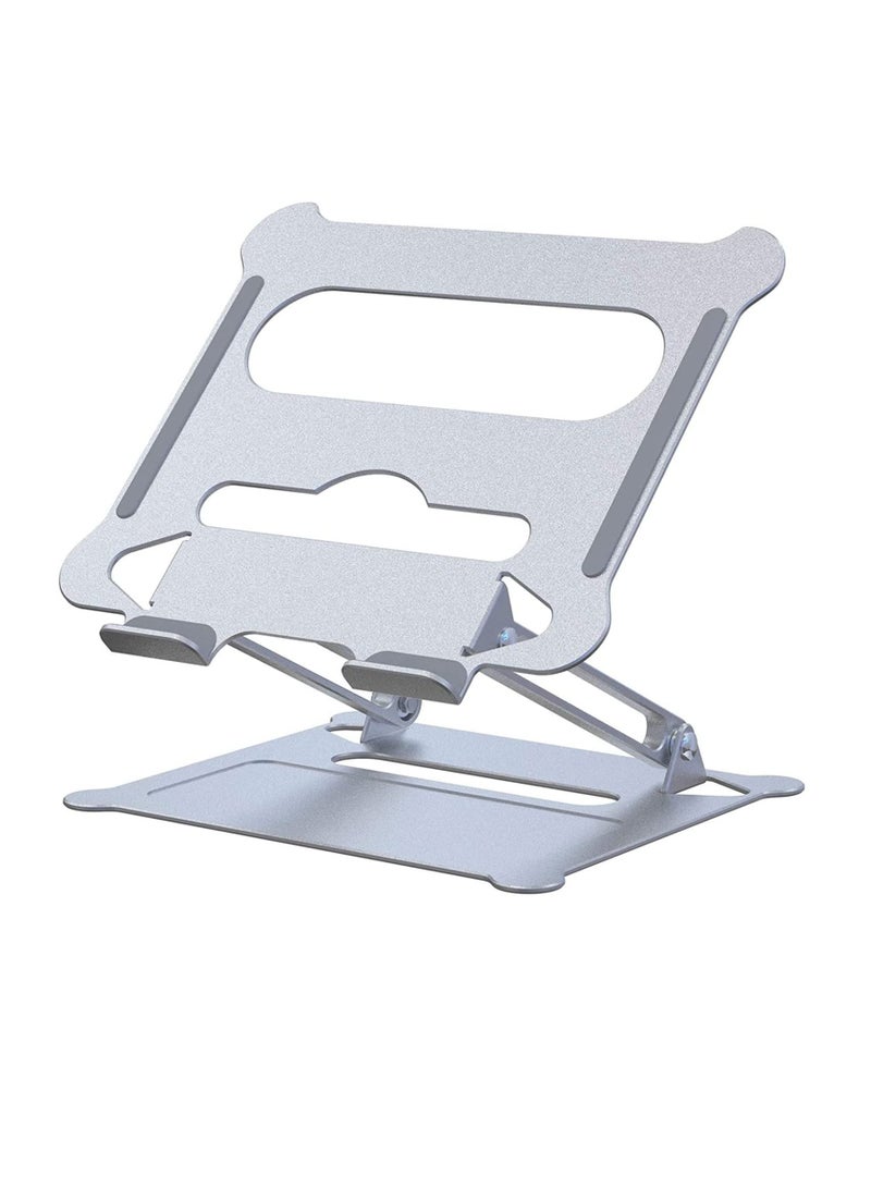 Adjustable Laptop Stand, Ergonomic Laptop Stand for Desk , Light Weight Aluminum Laptop Holder, Computer Stand Compatible with Mac MacBook Pro Air, Lenovo, HP, Dell - Image 1