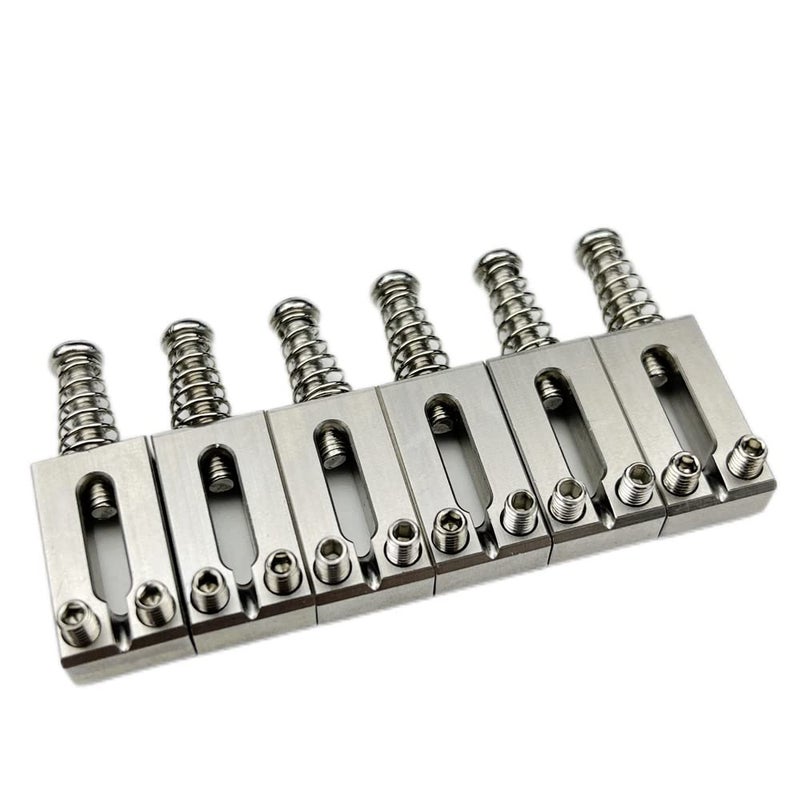 Kaynes 6PCS 10.8mm Guitar Bridge Saddles – Stainless Steel Tremolo Bridges Saddle for Fender Telecaster Tele Stratocaster Strat Style Electric Guitar Replacement (10.8mm) - Image 5