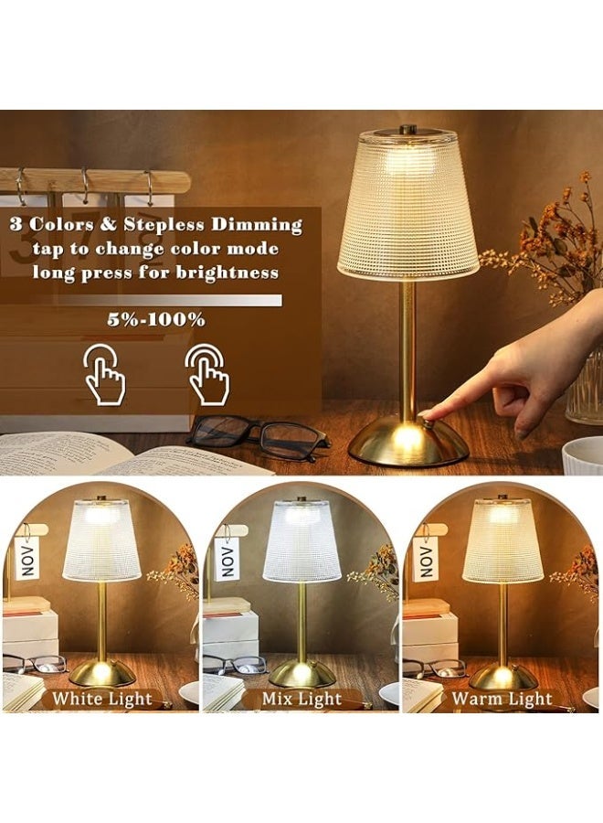 مصباح LED باللمس │ قابل لإعادة الشحن عبر USB │ ضوء مزاجي بثلاثة ألوان - Image 4