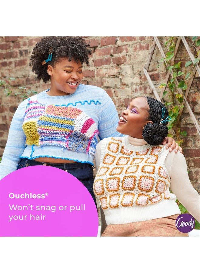 Goody Forever Ouchless Elastic Fine Hair Tie - 10 Count, Black - 4MM for Fine Hair - Hair Accessories for Women and Girls - Perfect for Long Lasting Braids, Ponytails and More - Image 4